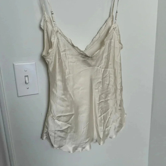 Wilfred Elegant satin White Women's Top S - Picture 4 of 6